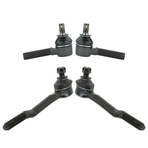 TRQ 4 Piece Kit Inner Outer Tie Rod End LH RH Set for T100 Pickup 4Runner Truck PSA55419 Fits select: 1986-1995 TOYOTA PICKUP, 1986-1995 TOYOTA 4RUNNER