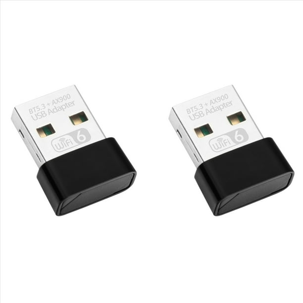 2X 900Mbps WiFi 6 Adaptador USB Bluetooth 5.3 AX900 USB Dongle Tarjeta de Red Inalámbrica de Doble Banda 2,4/5G Controlador Libre para PC