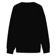thumbnail image 5 of SONXAHE Women's Graphic Print Crew Neck Sweatshirt Oversized Fit Retro 90s Fall Pullover Tops, 5 of 5