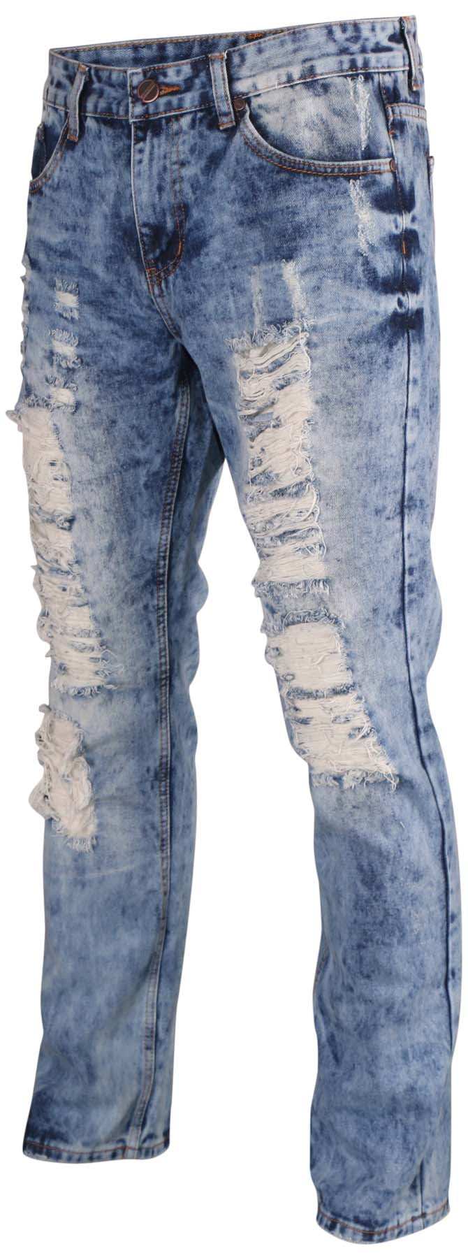 Destroyed Ripped Repaired Jeans 