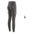 thumbnail image 2 of Pantalones cortos de Yoga Minnieouse ajustados de cintura alta Gris oscuro L, 2 of 6