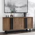 thumbnail image 6 of Pemberly Row 94" Reclaimed Oak Wood Sideboard Buffet in Brown Oak, 6 of 11