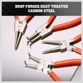 thumbnail image 5 of 4PC Circlip Pliers Internal External 7" Snap Ring Plier Wiith Pouch, 5 of 7