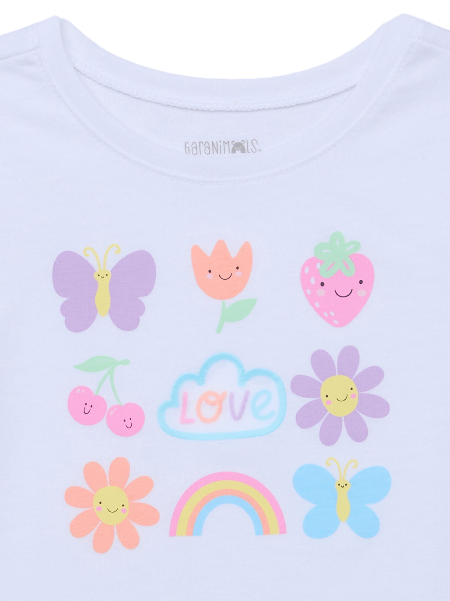 Garanimals Toddler Girls Graphic Tee with Short Sleeves, Sizes 18M-5T
