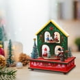 thumbnail image 6 of Musical Box Desktop Ornament Rotatable Christmas Statue Table Centerpiece Home Decoration Accessories for Desk Festival Shelf Christmas tree house, 6 of 8