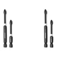 thumbnail image 2 of QualitChoice GREENER Screwdriver Drill Bit Set Alloy Steel Handle Anti- for slip Bits High Precision Portable Screw Driver Hand Tool 65/90mm 2PCS 2Set, 2 of 6