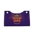 thumbnail image 2 of Goofa Mardi Gras2 Pattern Triangle Square Tissue Box Cover, Modern PVC Leathe Facial Paper Holder,Decorative Holder/Organizer for Bathroom Vanity Countertop, 2 of 9