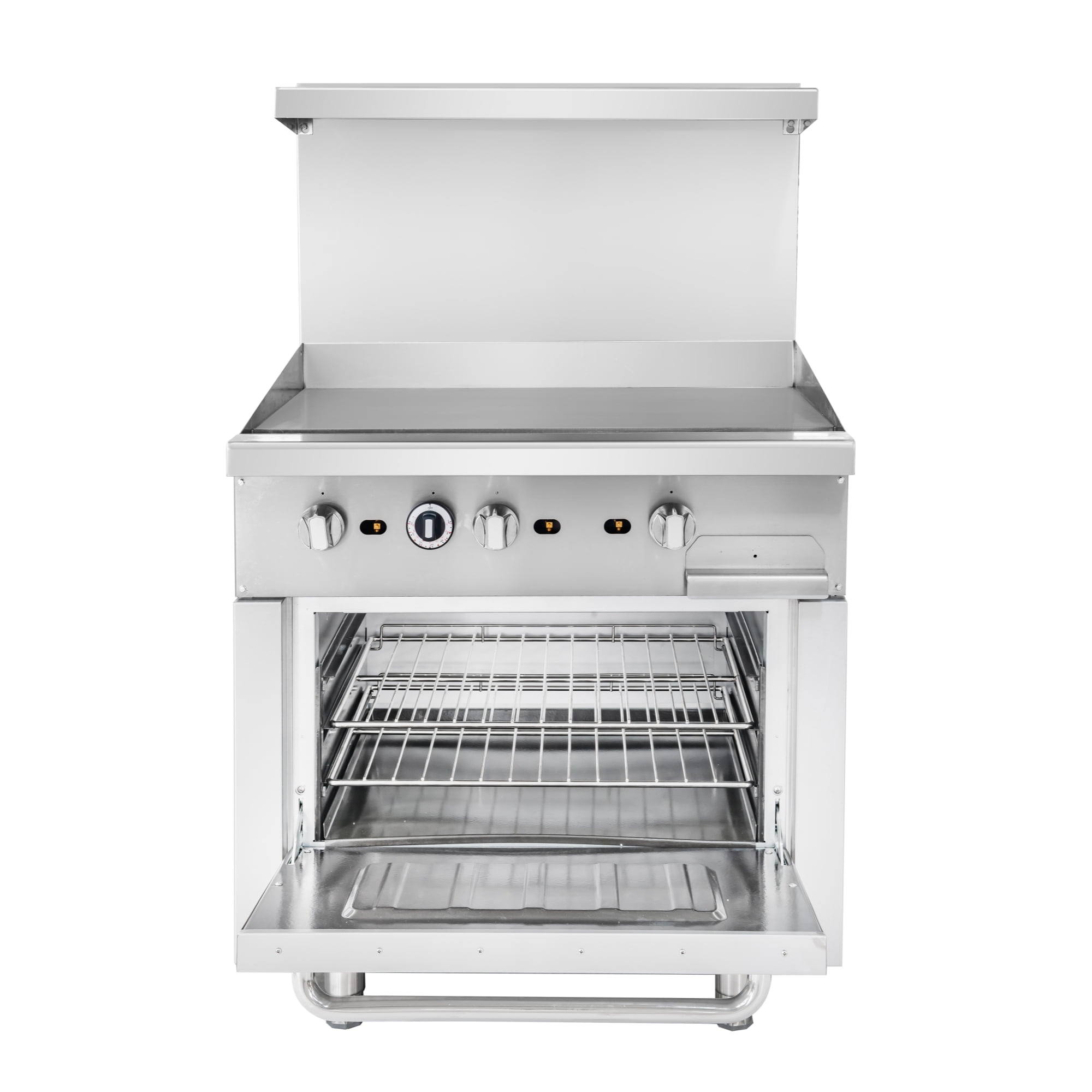 Commercial 36" Oven with 36" Griddle Top with 90000 BTU