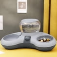 thumbnail image 1 of Dispensador de agua automático para mascotas perfecl 2 en 1 Gris 39x16x20cm, 1 of 8