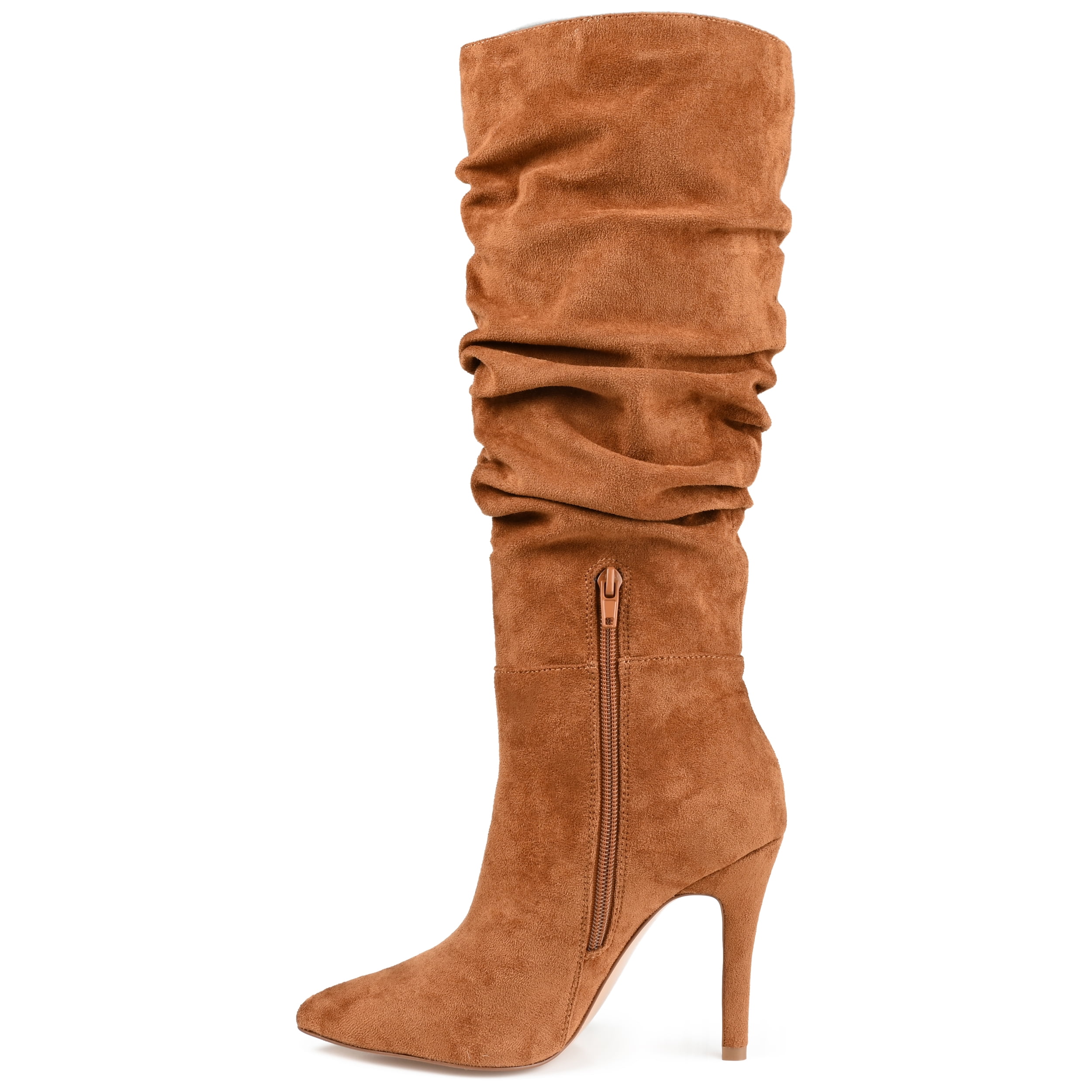 Journee Womens Sarie Extra Wide Calf Stiletto Knee High Boots
