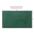 thumbnail image 5 of Home Weavers Luxury Collection Bathroom Rug 100% Cotton Reversible Bathroom Rugs Set, Washable Bath Rug, Soft Absorbent Bath Rug, Kitchen Mat, Non Slip Bath Mat Set, 21"x34" Rectangle, Bottle Green, 5 of 5