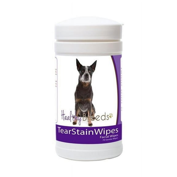 Healthy Breeds 840235152835 Australian Cattle Dog Tear Stain Wipes