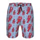 thumbnail image 3 of Balery Cartoon Lobsters 2 Traje de Baño Estilo Hawaiano para Hombre, Shorts de Secado Rápido con Bolsillos-3X-Large, 3 of 6