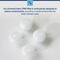 thumbnail image 3 of Snugell Universal CPAP in-Line Filter Packs | Clean Your CPAP/BiPAP | Works with The Air Sense, & Dream Station | Filters That Purify | Stop Contaminants Creating a Clean Environment (10 Pack), 3 of 8