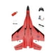thumbnail image 4 of Avión RC EVA de control remoto, avión de 2 canales, juguetes voladores para exteriores, anticolisión Rojo, 4 of 9