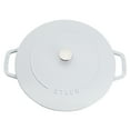 thumbnail image 2 of Staub Cast Iron Essential French Oven, Dutch Oven, 5-quart, serves 5-6, Made in France - White, 2 of 6