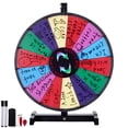 thumbnail image 1 of KFFKFF Roue de Jeu 18 Pouces, Essoreuse de Table 14 Sections, Roue Rotative Durable avec Effaçable à Sec et Marqueurs Doubles, Adaptée pour Fête, Pub, Salon Professionnel et Jeux de Carnaval, 1 of 9