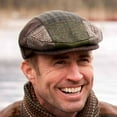 thumbnail image 3 of Mucros Weavers Hat, Adult Male Irish Wool Trinity Flat Cap- Patch Cap, XXL, 3 of 7
