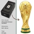 thumbnail image 2 of Trofeo 3D de la Copa Mundial de la FIFA 2026 Wagon Int. 15 cm de aleación de zinc, 2 of 7