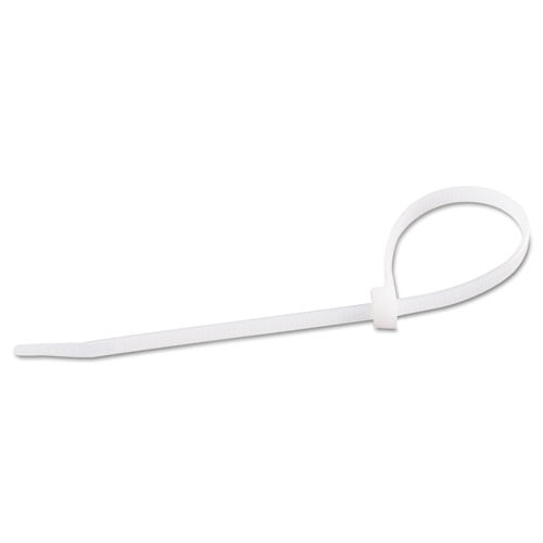 GB Cable Ties 8' 75 lb White 100/Pack 46308