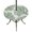 Sage, Mint, White, variant on Round Outdoor Tablecloth with Umbrella Hole and Zipper, Sage Green Coral Tablecloth with Elastic Waterproof, Coastal Summer Ocean Nautical Sea Patio Table Covers for 31" - 35" Picnic Pool Tables