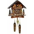thumbnail image 1 of Horloge Coucou Quartz Forêt Noire Maison avec Musique et Lumière, 1 of 3