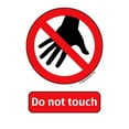 thumbnail image 3 of CafePress - Do Not Touch Sign Maternity T Shirt - Cotton Maternity T-shirt, Cute & Funny Pregnancy Tee, 3 of 4