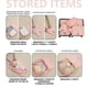 thumbnail image 5 of Juego de 7 bolsas de almacenamiento | Bolsas organizadoras reutilizables de poliéster duradero para viajes, mudanzas, camping | Bolsas multiusos con asas para ropa, ropa de cama, zapatos y, 5 of 6