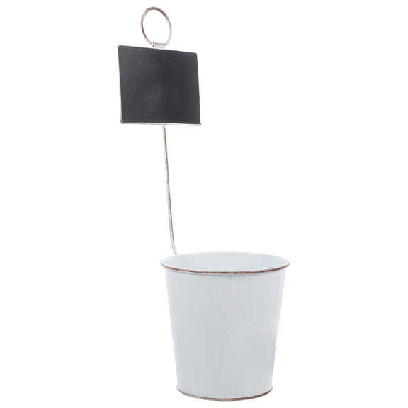 ETEREAUTY Multi-Purpose Iron Flower Bucket Planter Pot for Deck, Porch, Garden Decoration and Outdoor Use
