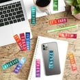 thumbnail image 3 of Neasyth 50 Pcs Anxiety Sensory Stickers Calm Strips, Adhesive Textured Fidget School Office Supplies(Sea), 3 of 6