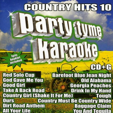 Party Tyme Karaoke - Country Hits 10 (CD) (Best Selling Country Artist Of All Time)