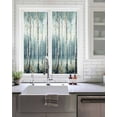 thumbnail image 2 of Window Privacy Film Modernism Tree Stained Glass Window Film Decorative Sun Block Window Cover Spring Forest Scene Oil Painted Window Clings Static Adhesive Sticker for Bathroom 19.6"x39.3", 2 of 7