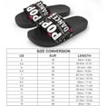 thumbnail image 2 of GZHJMY Stylish Slides for Women Men, Seamless Music Style Soft Flexible Slip-on Sandals Slippers, 2 of 7