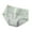 Green, variant on UAMVSH Women's Cotton Underwear Soft Stretch Comfy Briefs for Ladies Seamless High Waisted Full Coverage Panties