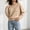 *Rose Gold, variant on ClodeEU Women's Crew Neck Long Sleeve Bow Knit Sweater,Casual Loose Solid Color Pullover Tops ,Women's Plus L