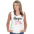 thumbnail image 3 of Breast Cancer Awareness Hope Dove Tank Top Tee Shirt Women Brisco Brands M, 3 of 6