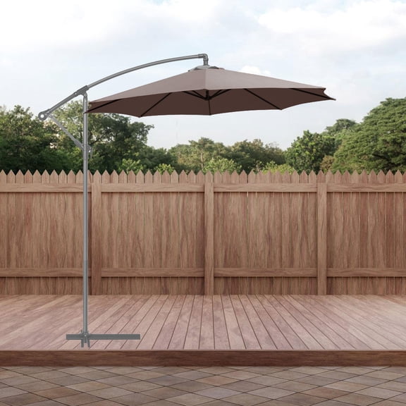 NIAIZEK Rain Proof Coffee Fabric Canopy Replacement for Patio Umbrella Daily Use