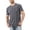 Grey, variant on Summer Men'S Round Neck Pocket Casual And Comfortable Friendly T Shirt T Shirts for Man