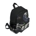 thumbnail image 2 of FORMRS School Backpack with Front Zippered Pocket 12" Student Travel Daypack, Space Earth, 2 of 6