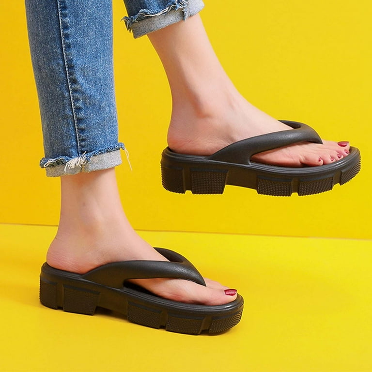 New Arrival Thick-Soled Slippers Women's Summer Outer Wear Beach