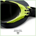 thumbnail image 5 of Dolfino Tidal Sport Mirrored Black and Green Swimming Sport Goggles, 5 of 10