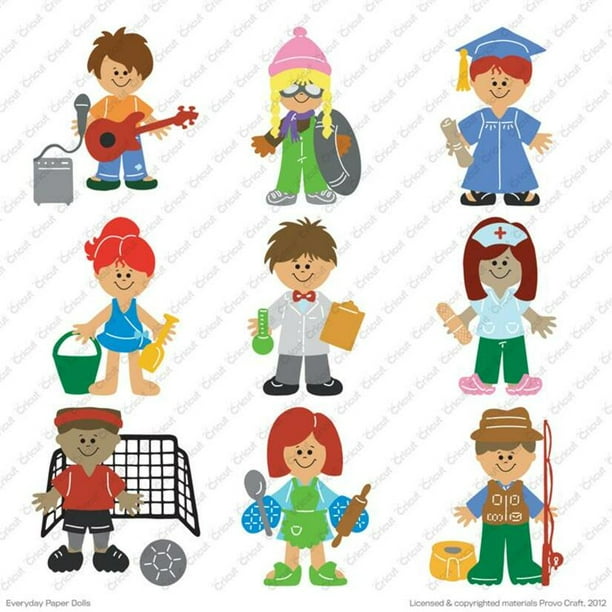 Cricut Cartridge Paper, Paper Dolls