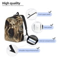 thumbnail image 4 of KLL Ancient Skull Cave Landscape Print Travel Laptop Backpack - College Backpack Business Work Bag Nurse Bag Casual Daypack for Weekender Business Hiking -Medium, 4 of 6