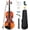 Matte-1, variant on SolaceHue 1/4 Violin for Beginners, Fiddle for Students and Enthusiasts, Acoustic Violin Kit with Case, Bow, Rosin & Manual