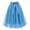 Sky Blue, variant on Women Dress White Tutu Dress Long Tulle Midi Skirt Layered Mesh Fairy Skirt Irregular Tutu for Women