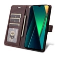 thumbnail image 3 of FOXDOCK Funda tipo Cartera para Xiaomi POCO M7 – Cubierta de Cuero PU con Múltiples Ranuras, Bolsillo para Efectivo y Correa de Muñeca, 3 of 6