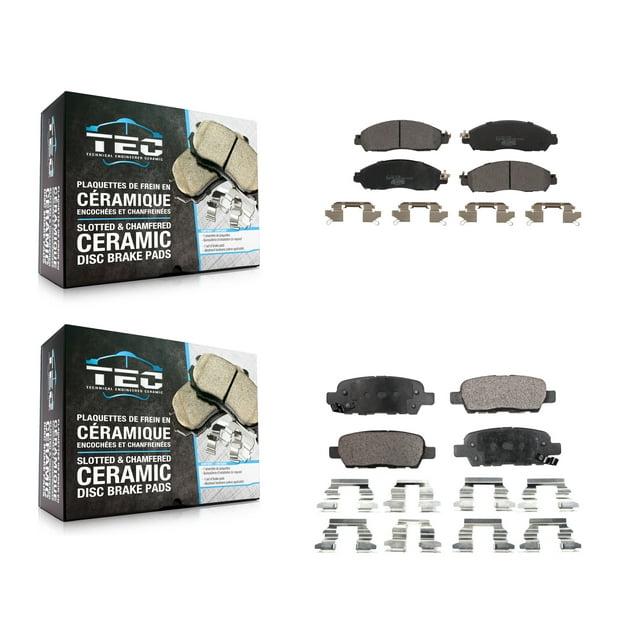 TEC Front Rear Ceramic Brake Pads Kit for Car Nissan LEAF KTC-100676