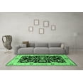 thumbnail image 3 of Ahgly Company Indoor Rectangle Oriental Emerald Green Traditional Area Rugs, 8' x 12', 3 of 4