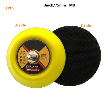 

3 Inch Pneumatic Polishing Disc Adhesive Sponge Buffing Disc Sanding Wheel M8
