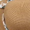 thumbnail image 4 of EINCcm Sun Hats Beach Hat for Women, Summer Casual Wide Brim Knitting Straw Hat UV Hat Windproof Foldable Solid Color, 4 of 7